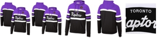 Mitchell & Ness Men's Purple and Black Toronto Raptors Head Coach Pullover Hoodie
